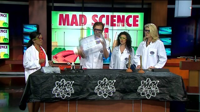 Doctor Electrify with Mad Science talks all about air pressure