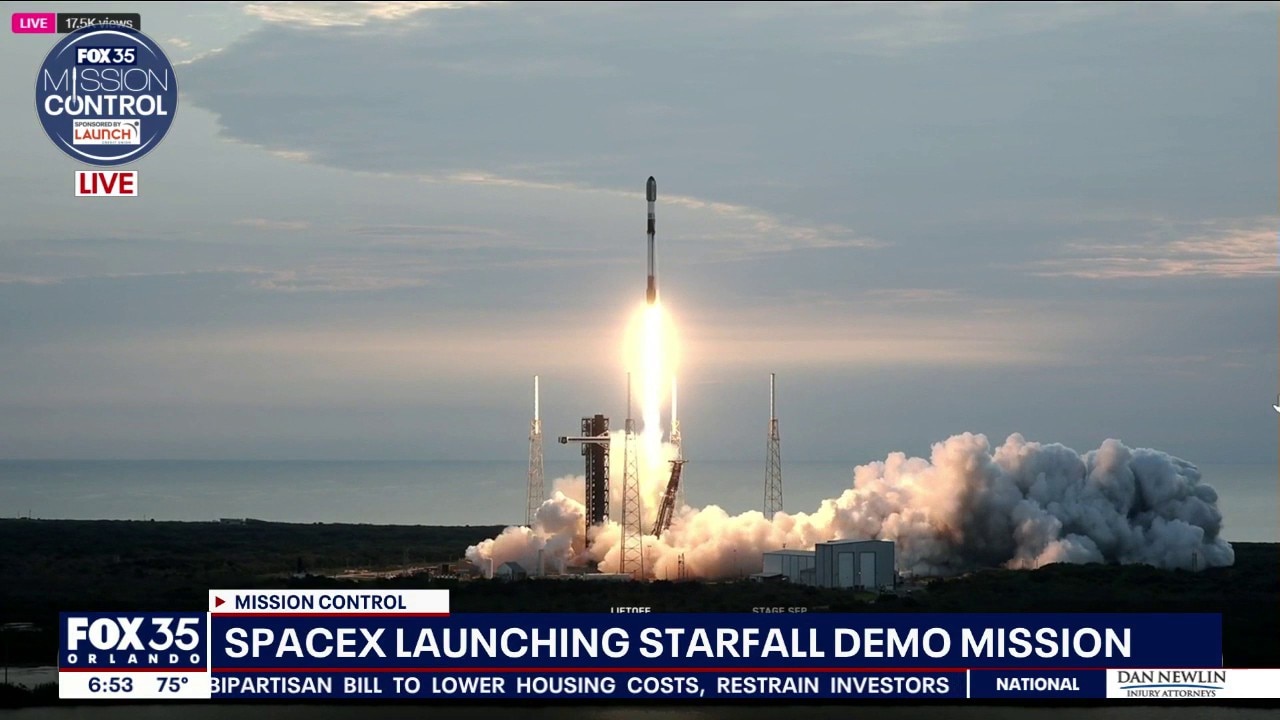 SpaceX launches Starfall demo mission from Florida