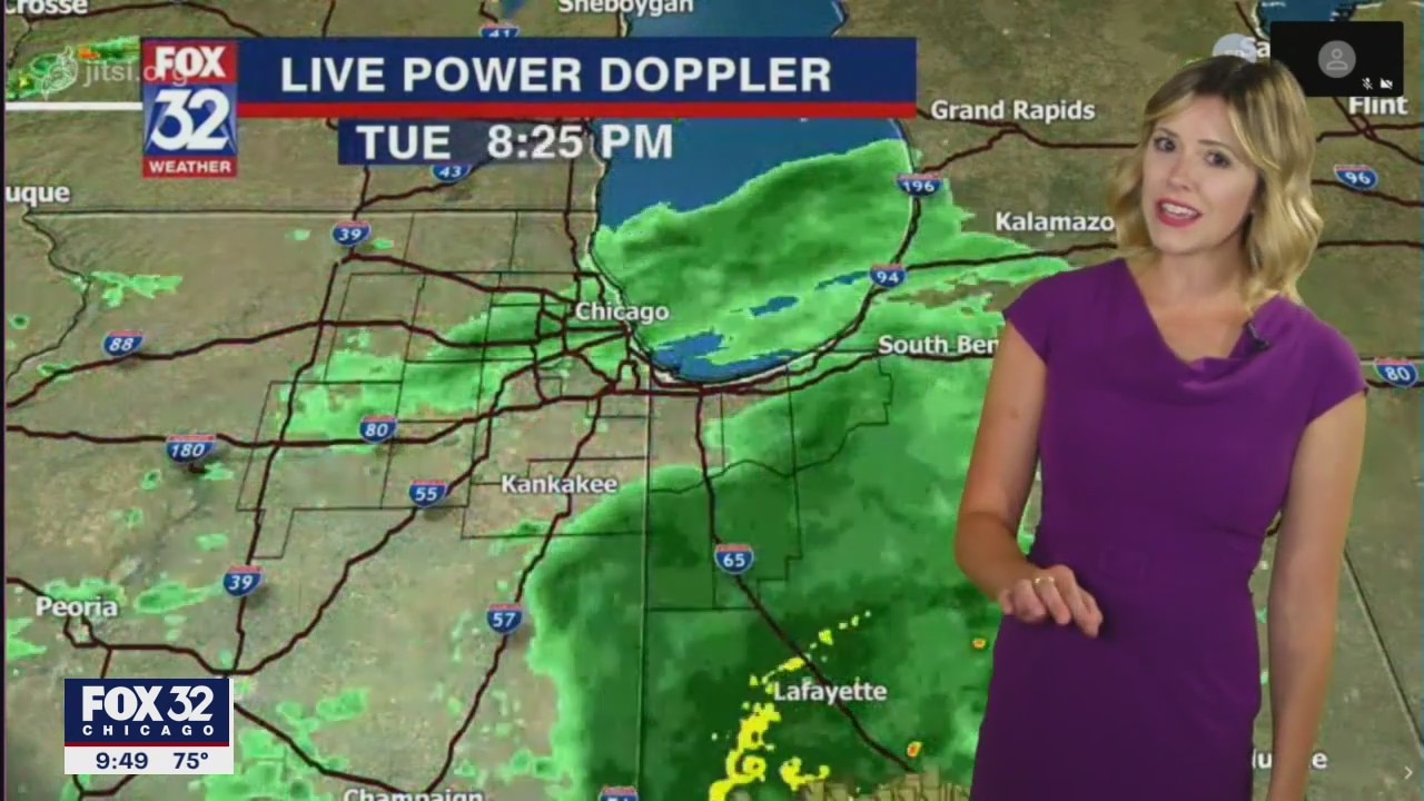 10 p.m. forecast for Chicagoland on July 21