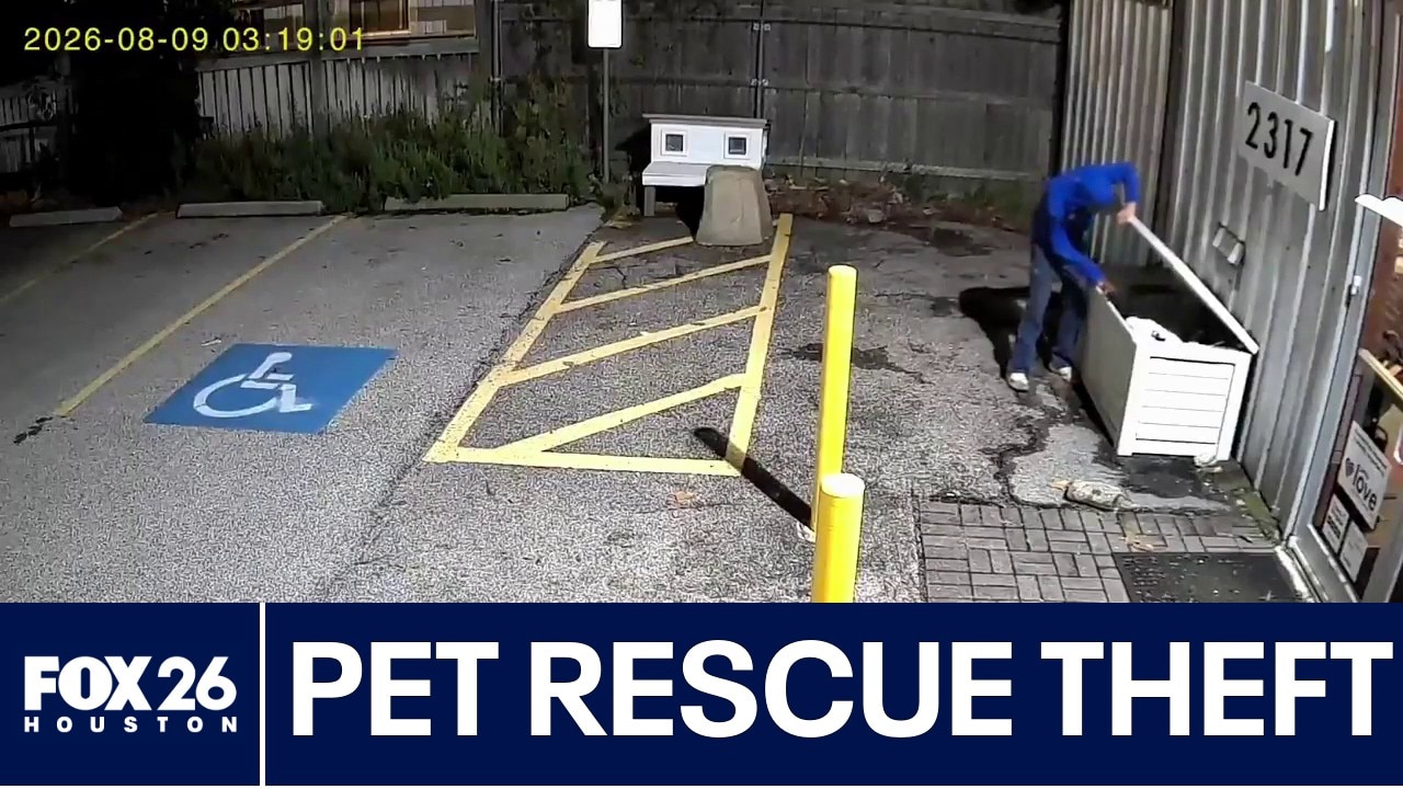 Thief caught stealing from Houston-area pet rescue