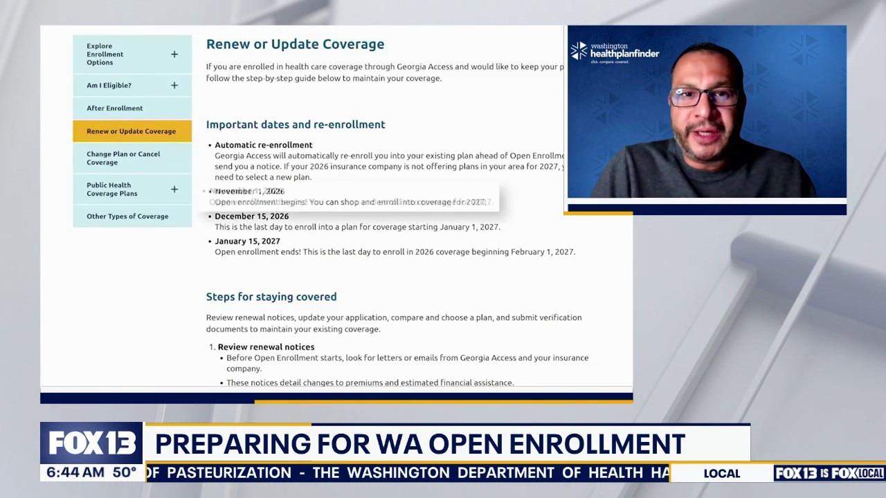 WA open enrollment: What to prepare for this year