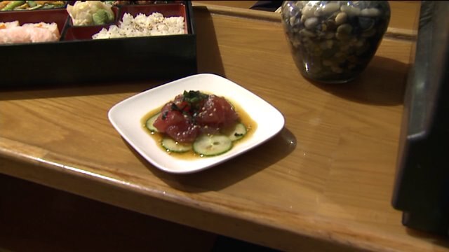 Chip helps prepare delicious dishes