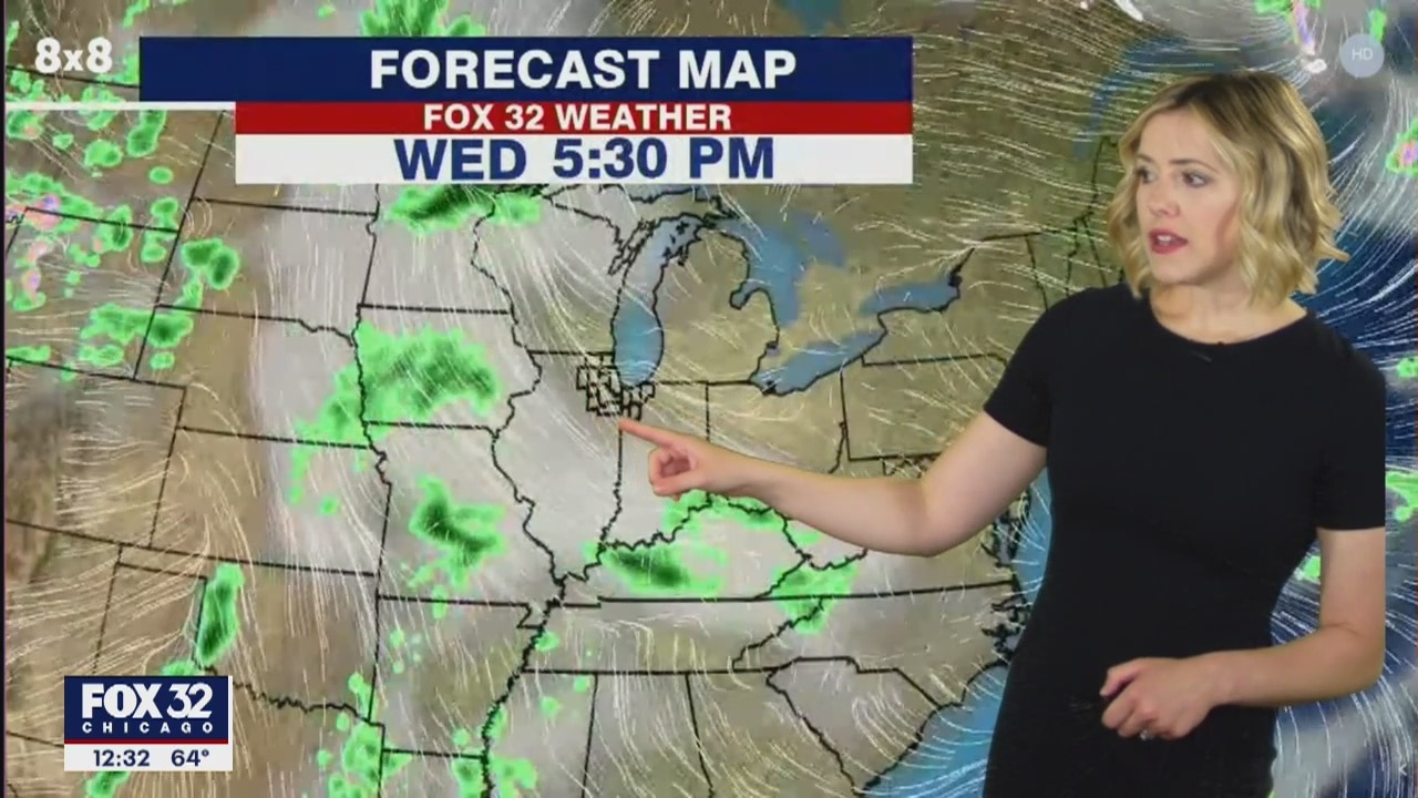 Afternoon forecast for Chicagoland on May 13th