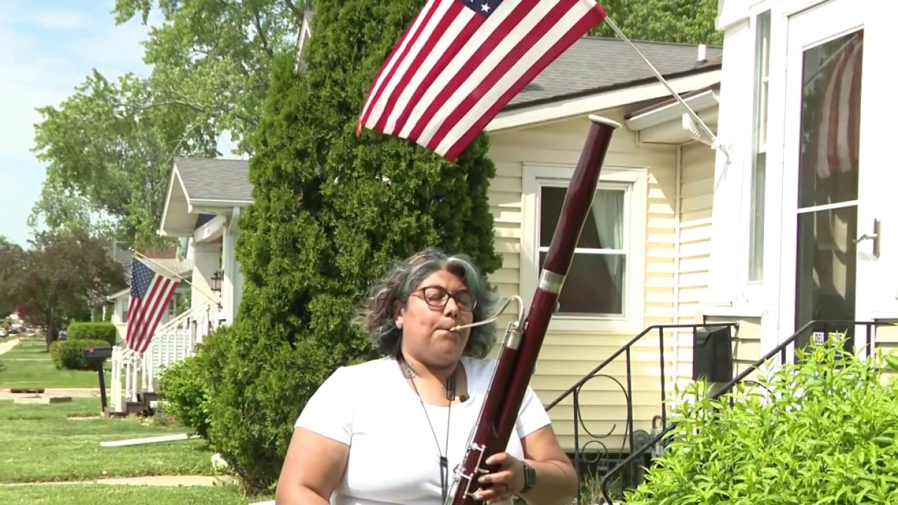 Bassoonist plays Taps to honor fallen service members