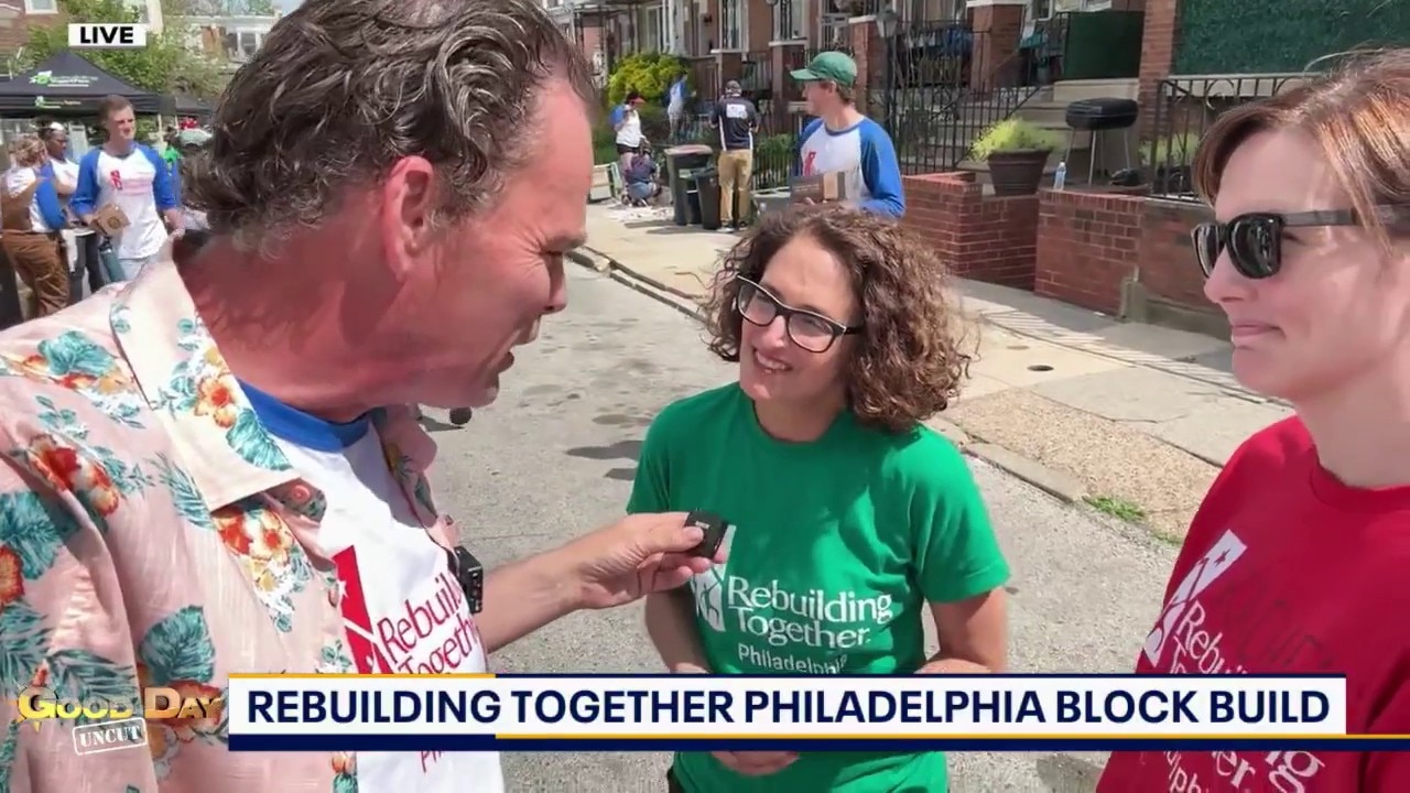 Good Day Uncut: Rebuilding Together Philadelphia Block Build