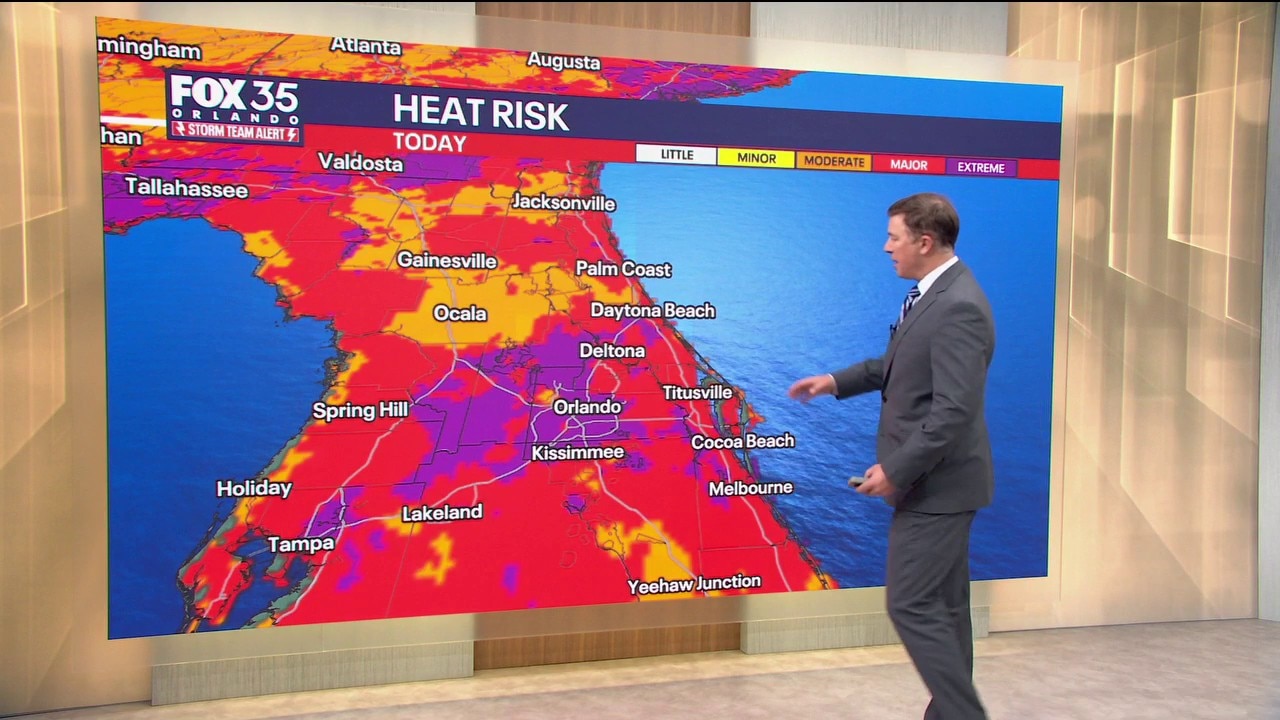 Orlando AM Weather Forecast: Heat and storms