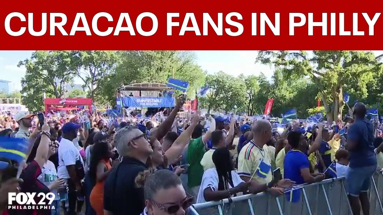 Curacao fans rally in Philly before Ivory Coast World Cup match