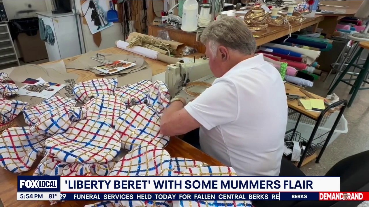 Inside the 'Liberty Beret' raising money for Mummers Against Cancer charities 