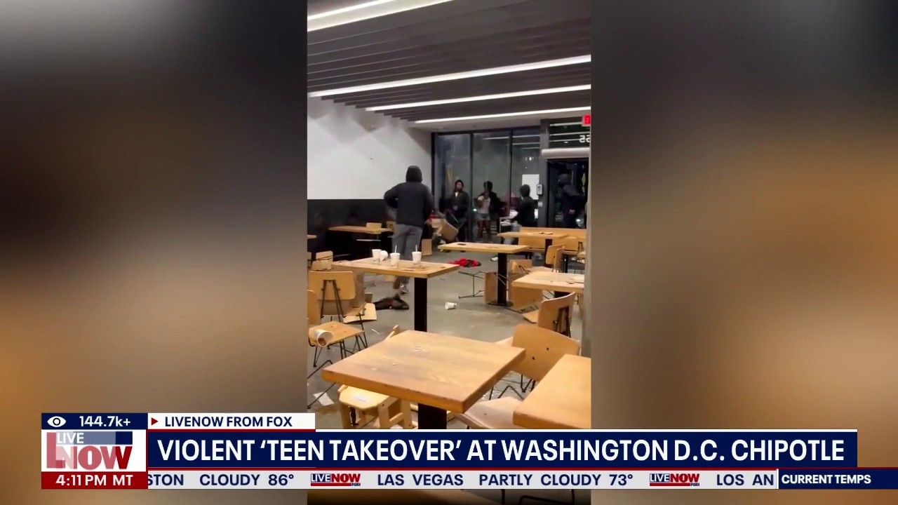 Police investigate violent brawl at Chipotle in DC