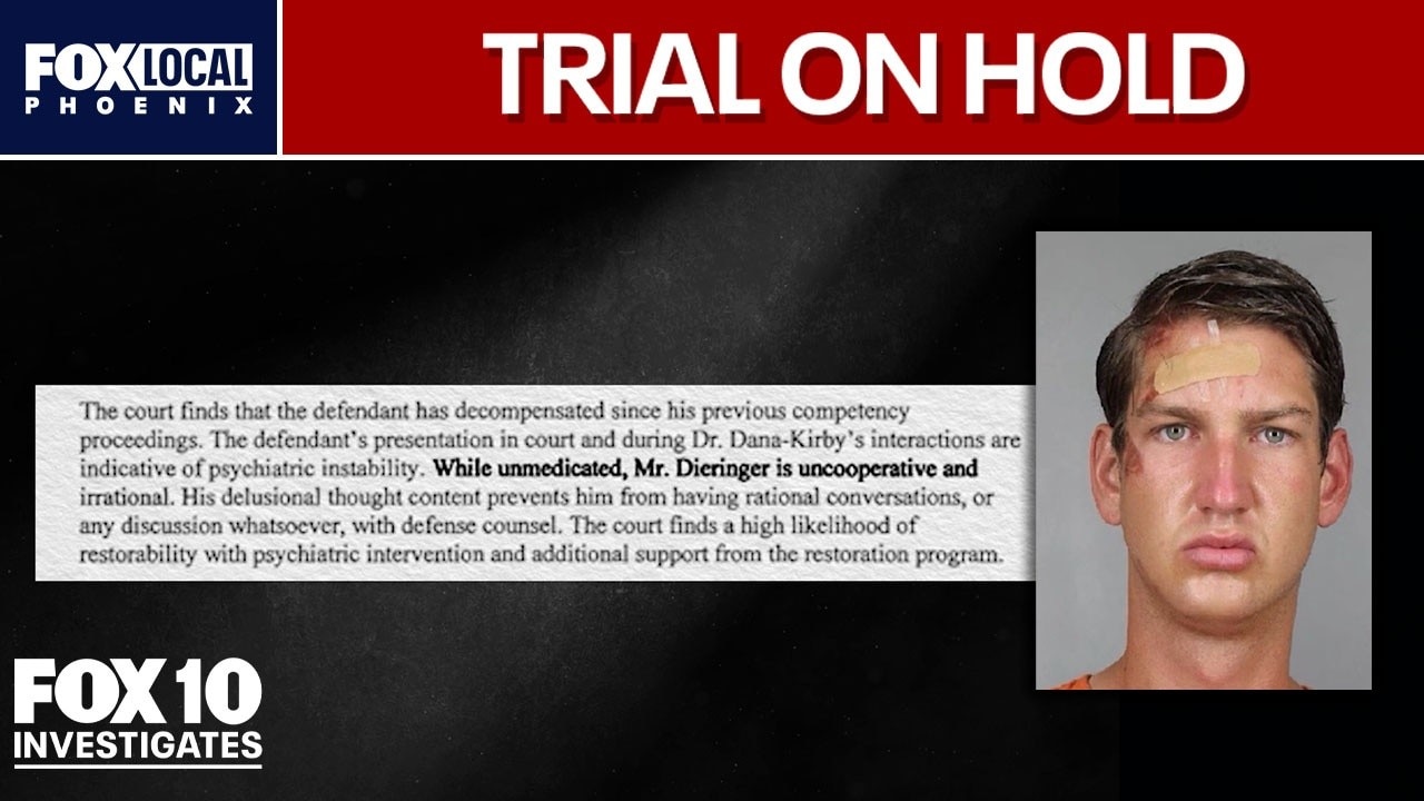 Accused Scottsdale murder suspect Matthew Dieringer found incompetent for trial