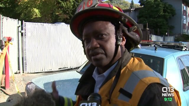 West Seattle fire displaces dozens