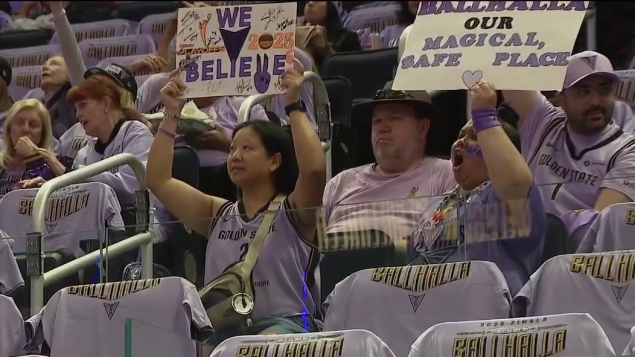 Valkyries fans bring Ballhalla energy to Game 2 of WNBA Finals