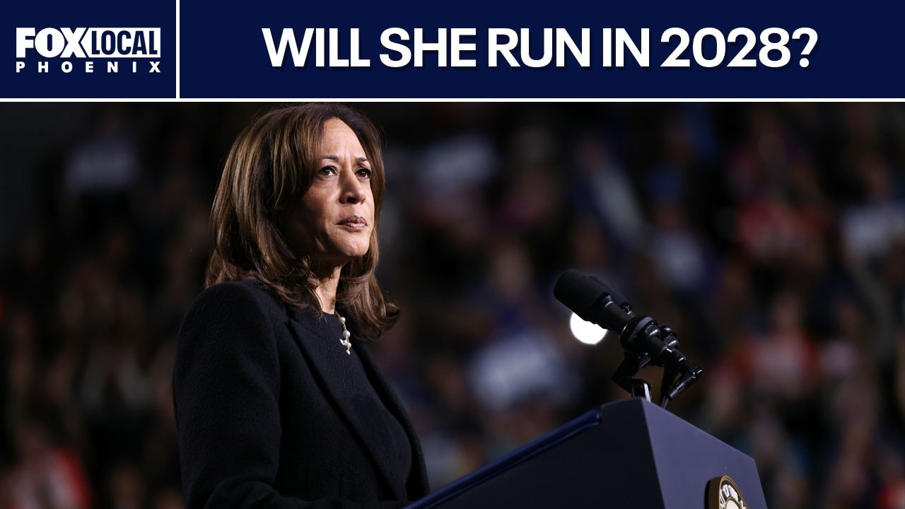 Kamala Harris addresses presidential run during campaign stop