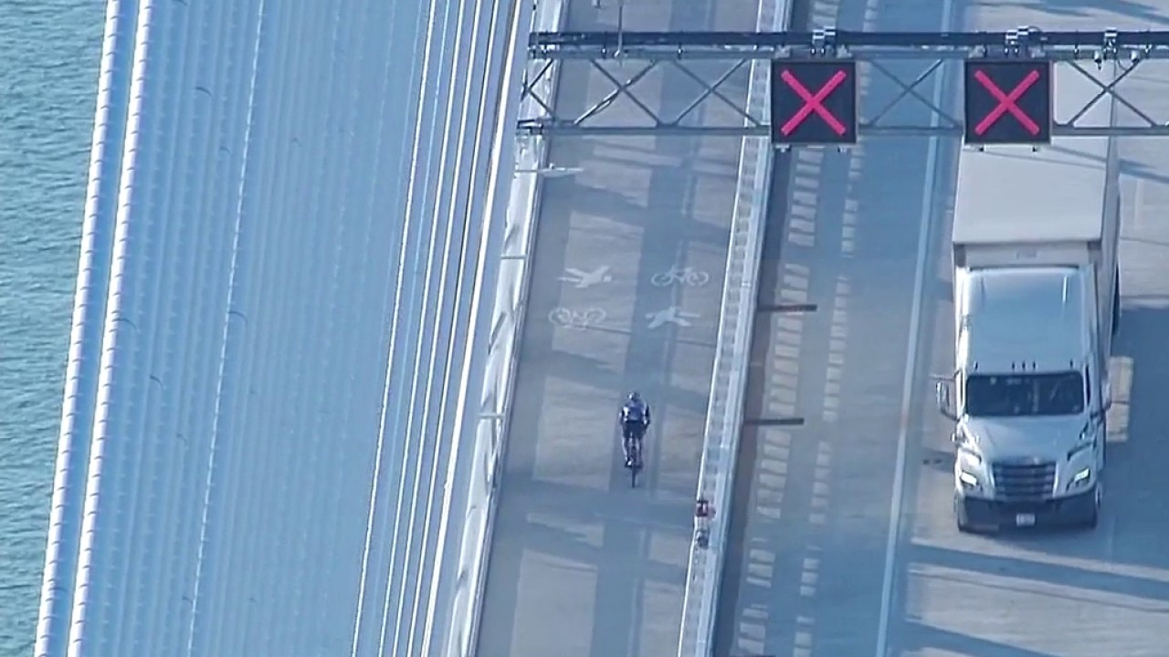 First pedestrians, cyclists cross Gordie Howe International Bridge