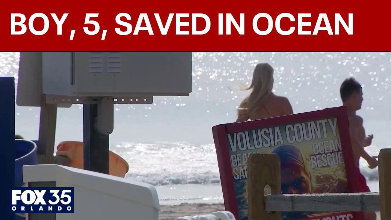 2 Volusia County lifeguard save boy, 5, from drowning