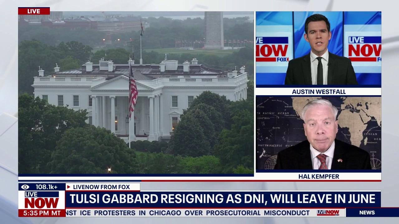 Tulsi Gabbard resigning as DNI, will leave in June