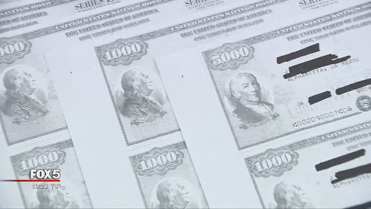 Savings bonds found in suitcase
