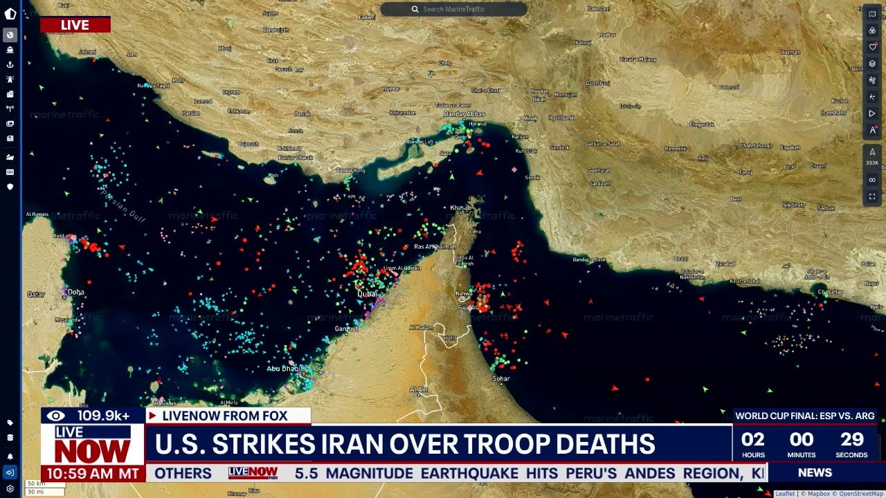US strikes Iran over troop deaths