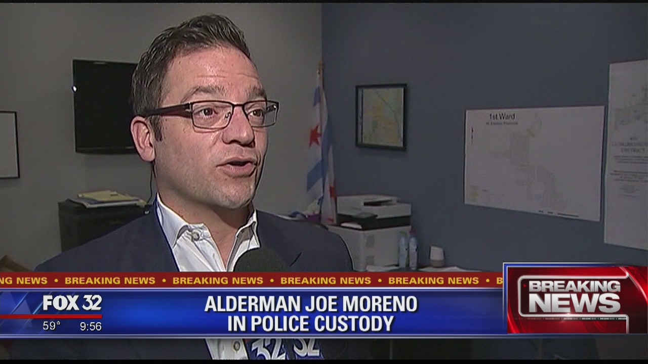 Ald. Proco "Joe" Moreno in custody for reportedly filing false police report