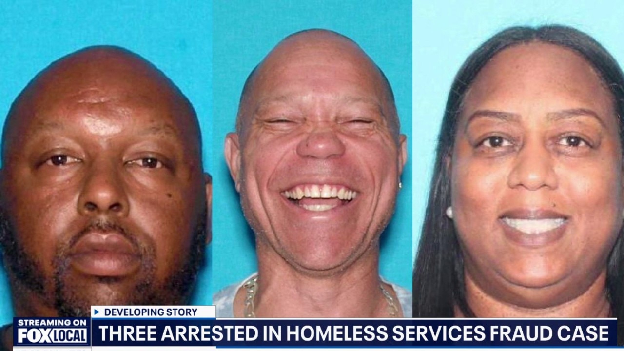 3 arrested in LA homeless service fraud 