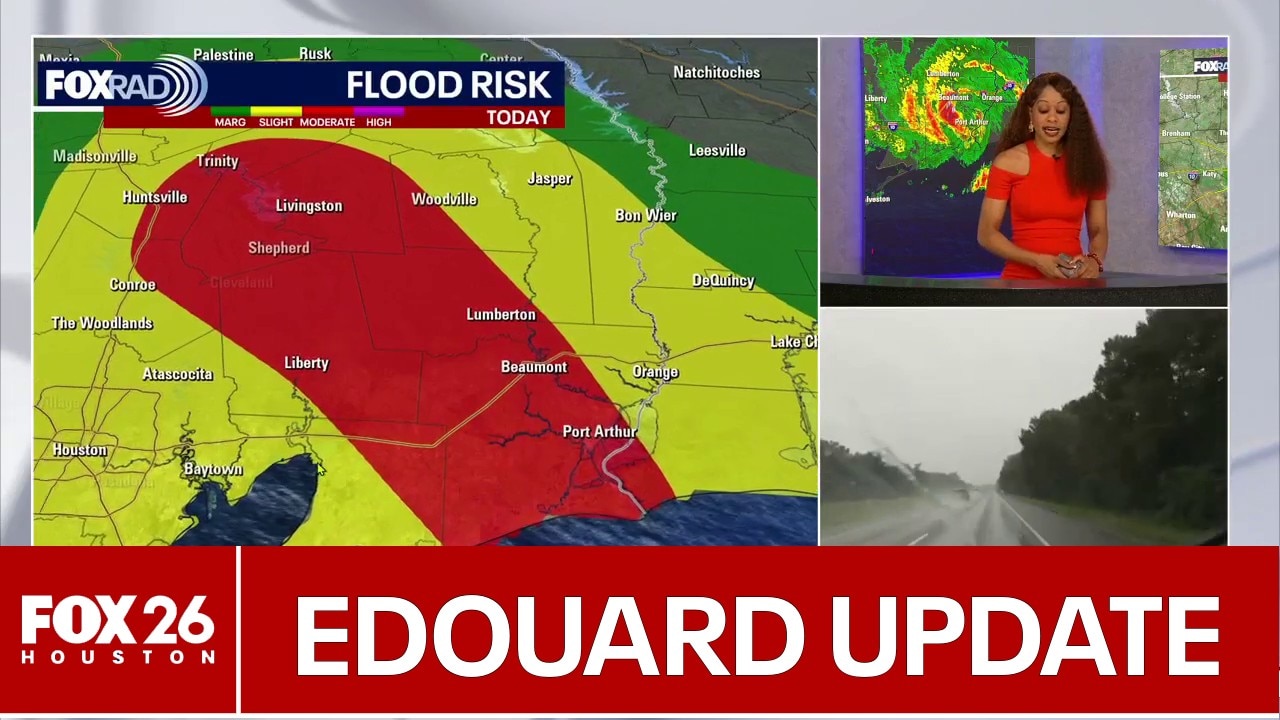 Tracking Tropical Storm Edouard: Tuesday evening update