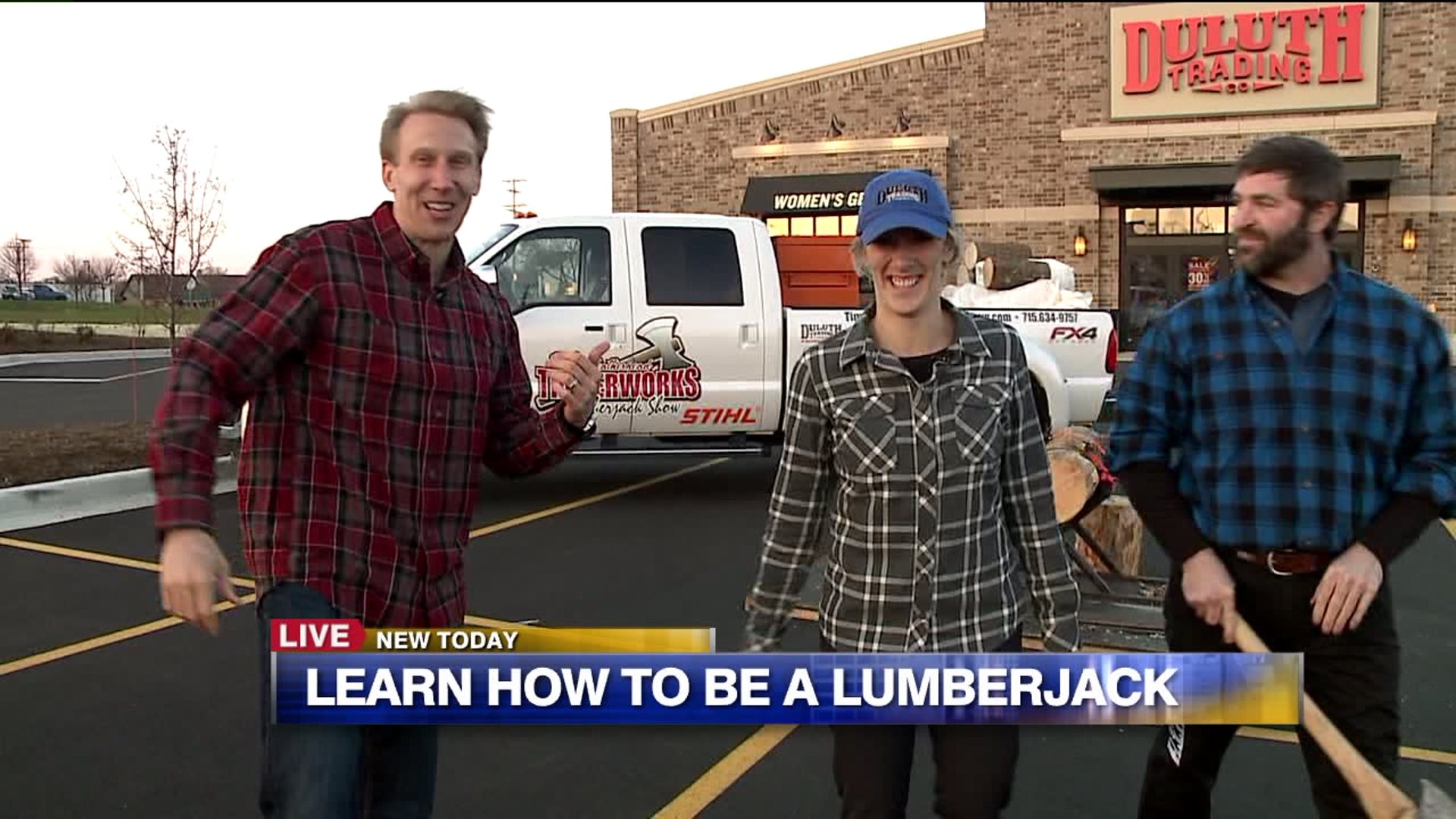 Learn how to be a lumberjack