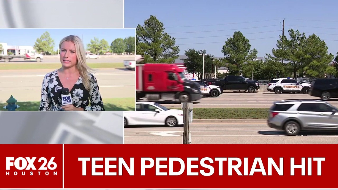 Teens cross Houston-area highway; 1 hit by vehicle