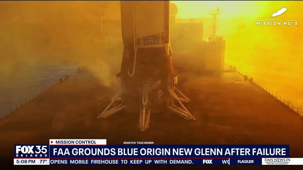 FAA grounds Blue Origin after satellite orbit failure