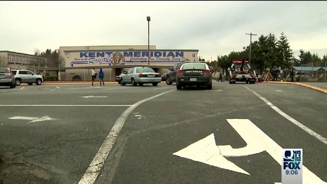 Driver hits student in school parking lot
