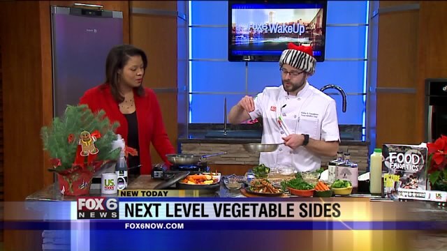 Chef Foster Deadman whips up some next-level vegetable sides