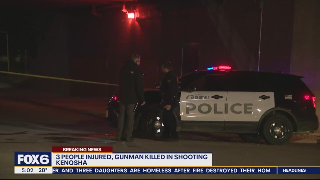 Kenosha shooting: Suspected gunman dead; 3 taken to hospital