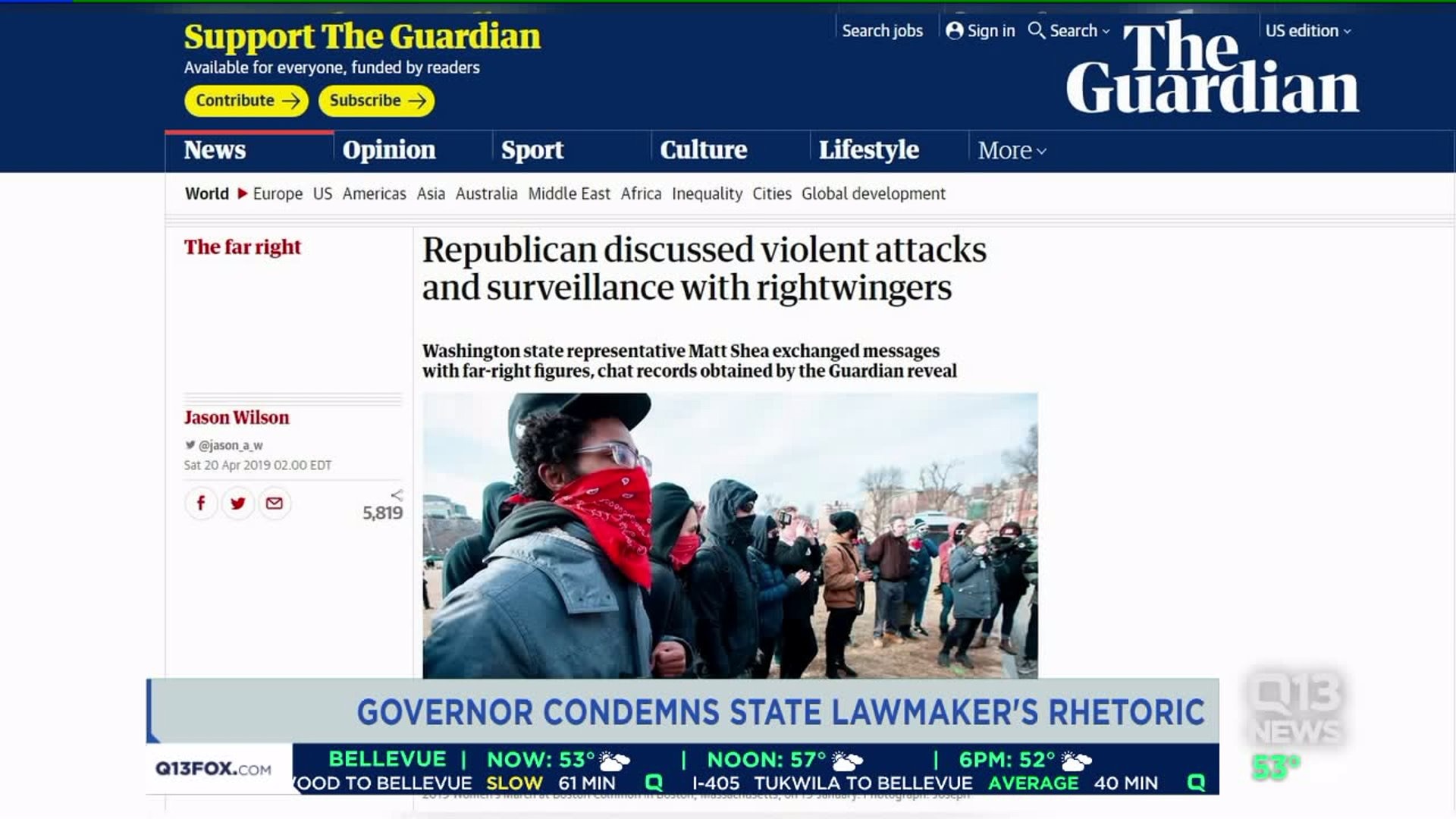 Leaders condemn Shea`s rhetoric