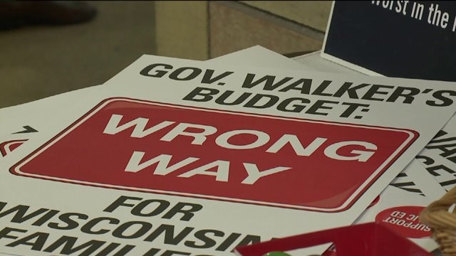 Public schools up in arms over Gov. Walker`s state budget