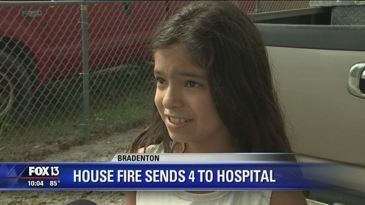 Child rescued from Bradenton house fire