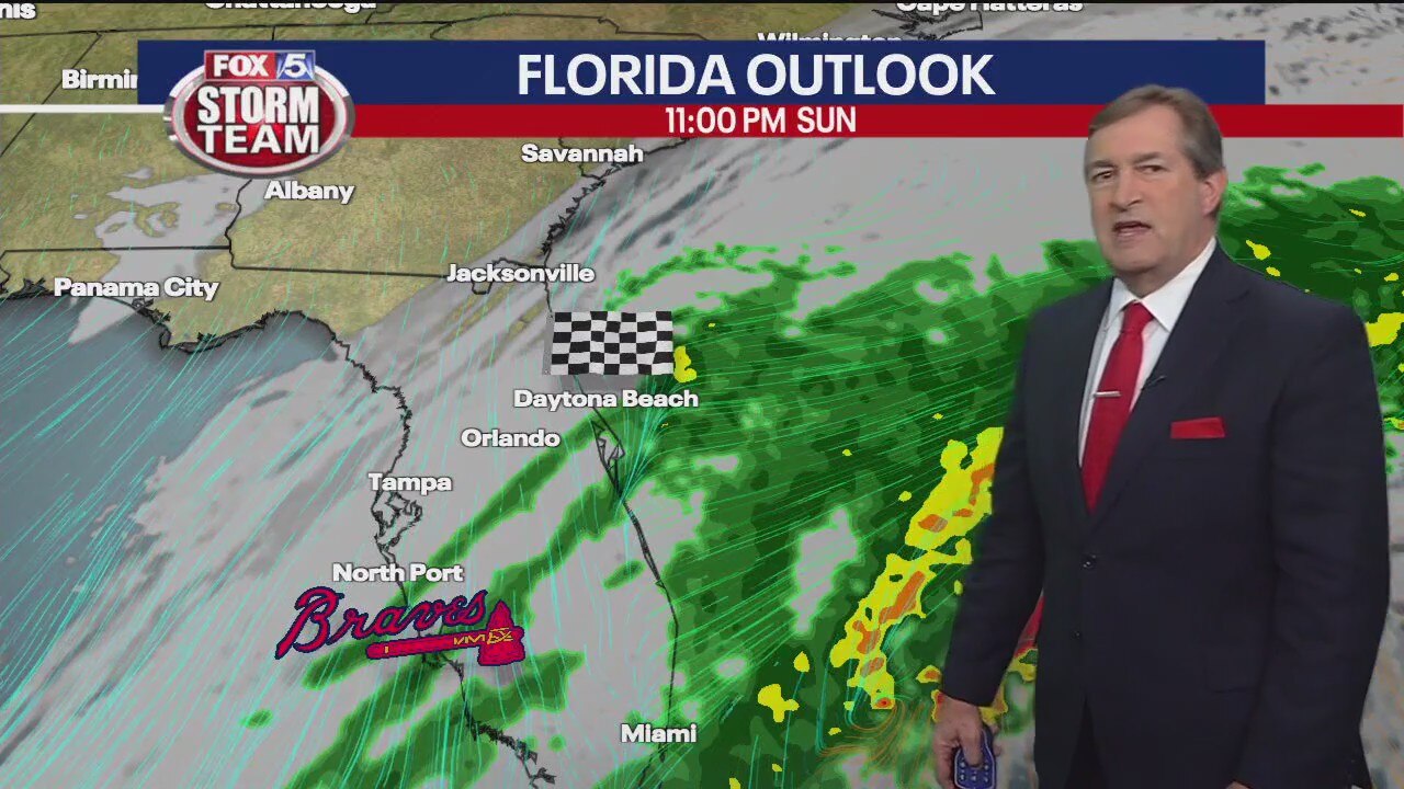 Friday evening forecast