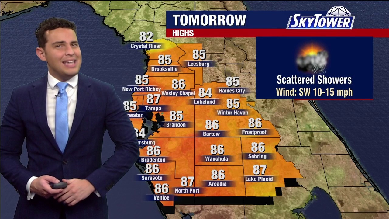 Tampa Weather | Saturday evening forecast