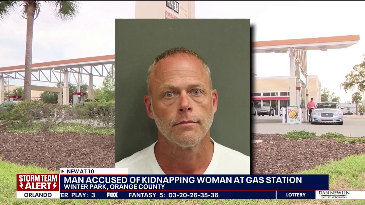 Man accused of kidnapping woman from Winter Park gas station