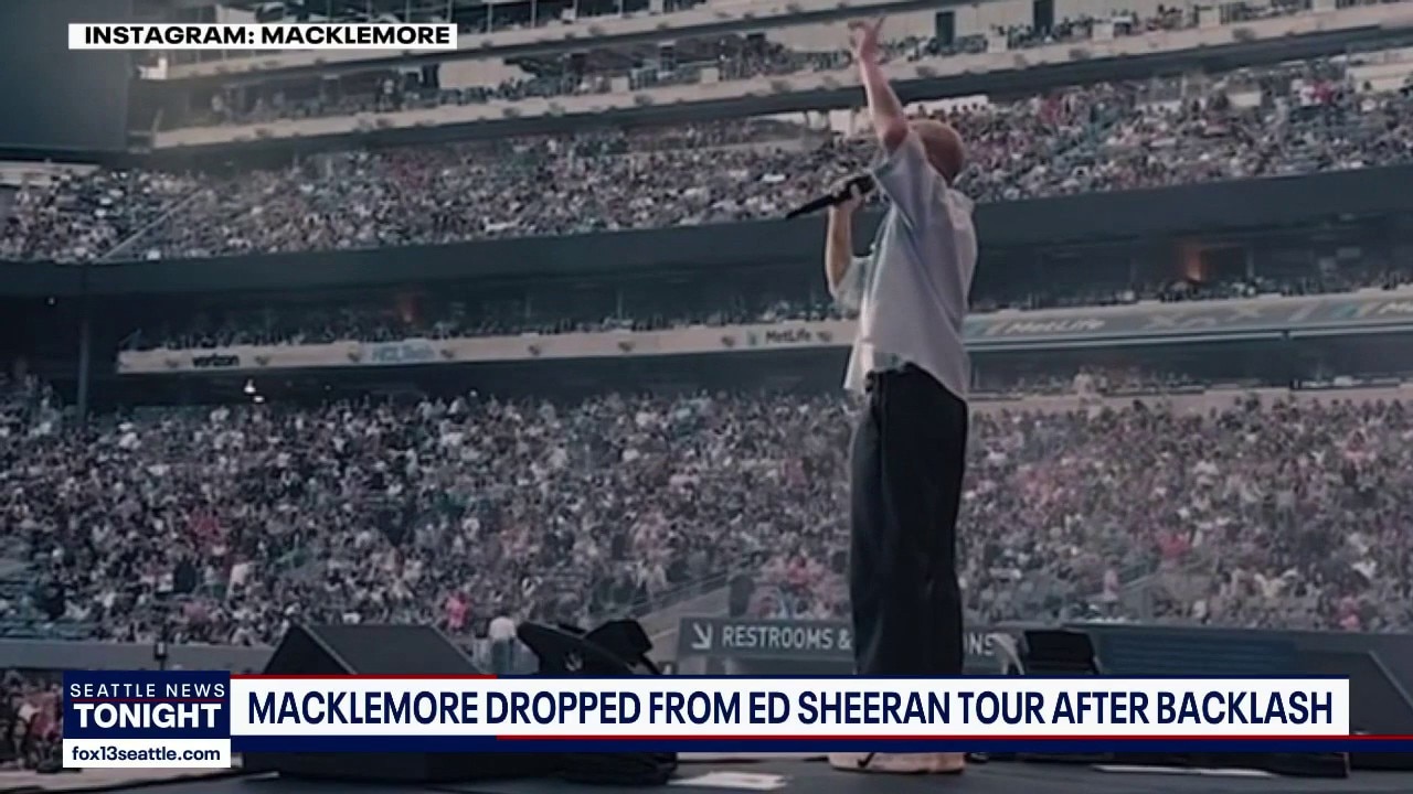Macklemore dropped from Ed Sheeran tour after 'Free Palestine' remarks