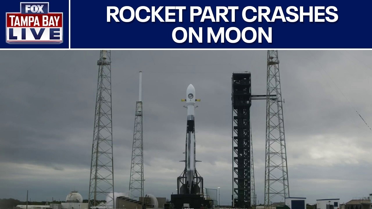 Space X rocket piece crashes into moon