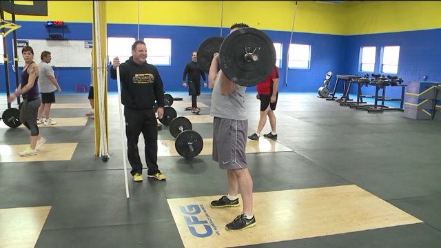 Chip learns some CrossFit expercise moves, learns benefits