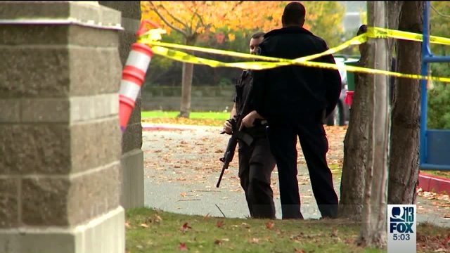 Gun reported on high school campus