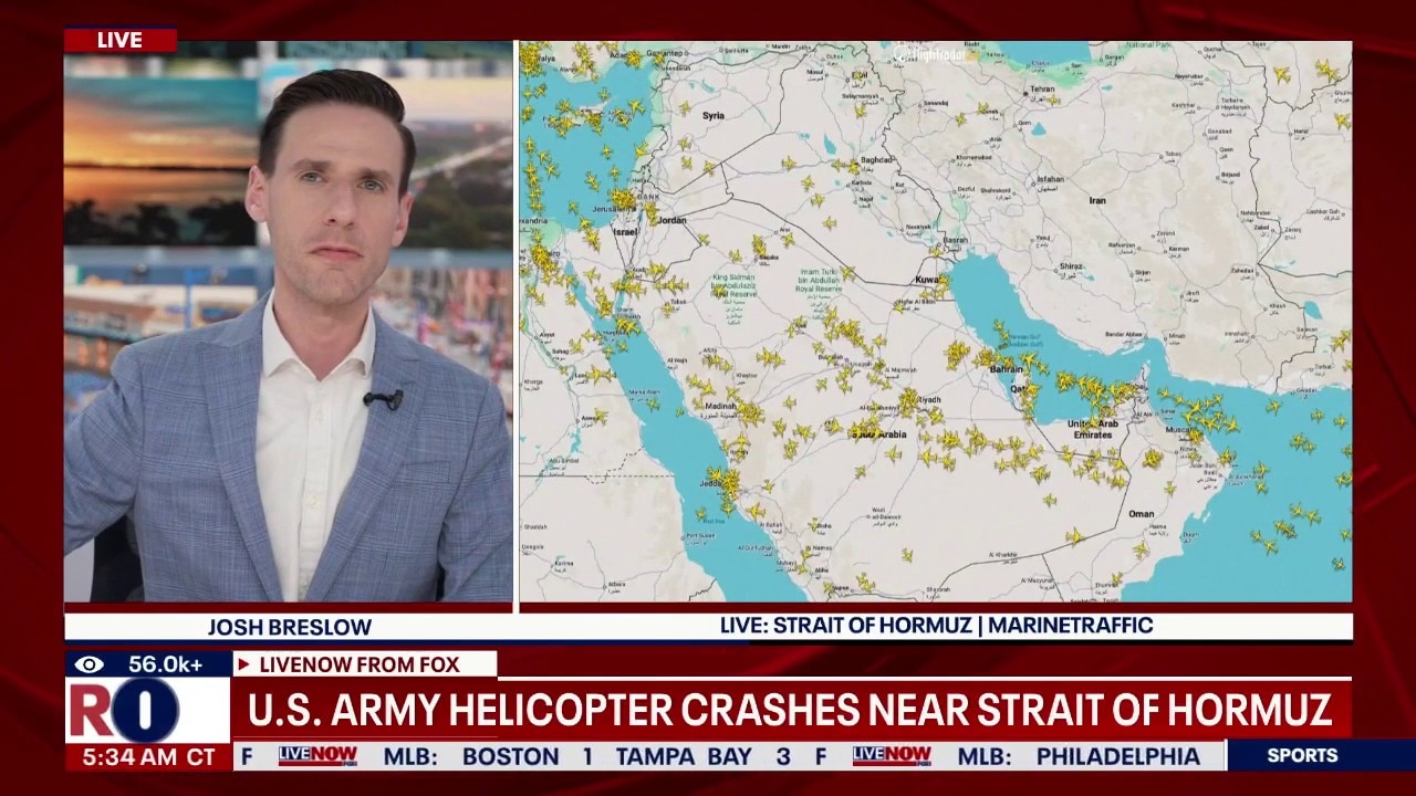 US army helicopter goes down near Strait of Hormuz 