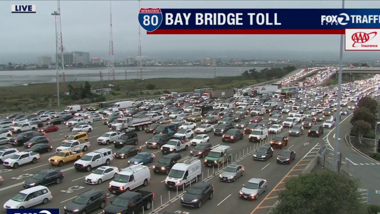 Motorcycle crash on Bay Bridge
