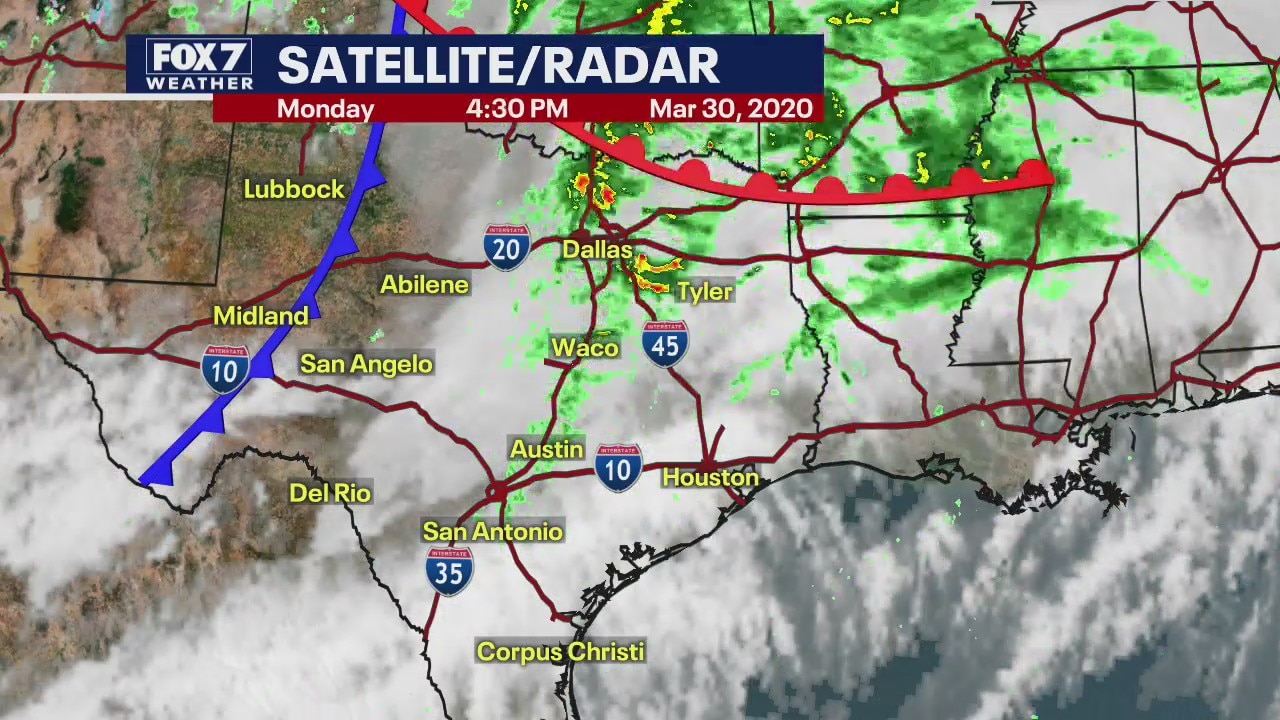 Evening weather forecast for March 30