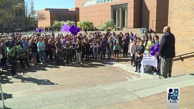 Vigil for murdered UW student