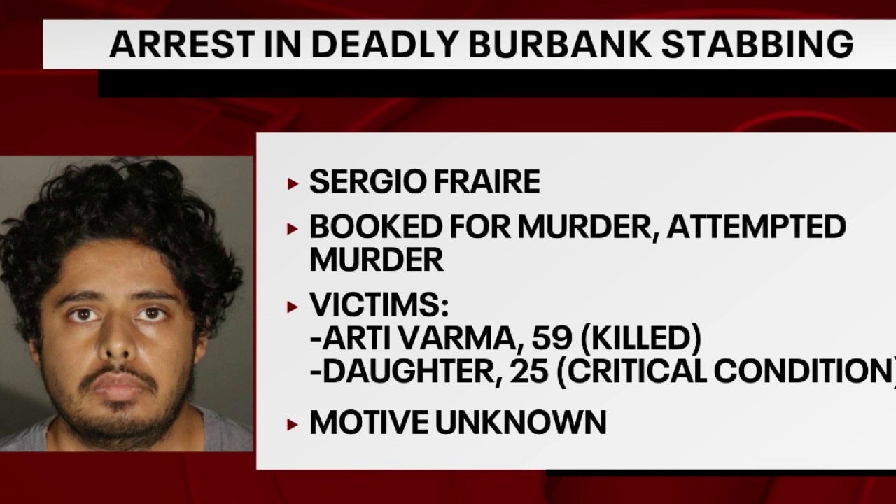 Arrest made in deadly Burbank stabbing