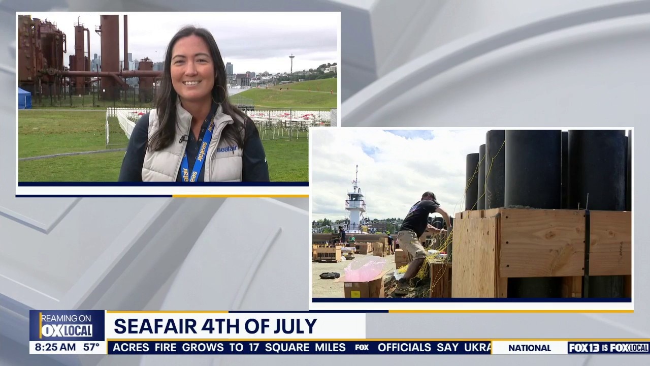 Previewing Seafair's barge fireworks show in Seattle for Fourth of July