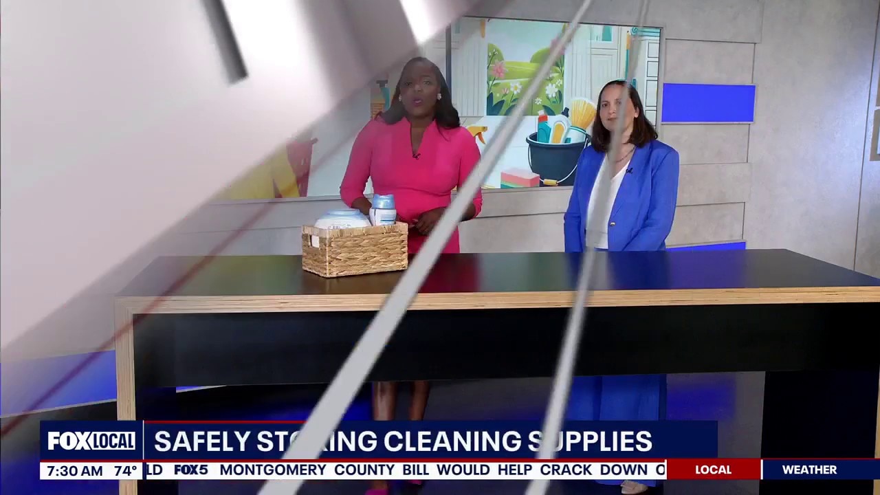 Safely Storing Cleaning Supplies