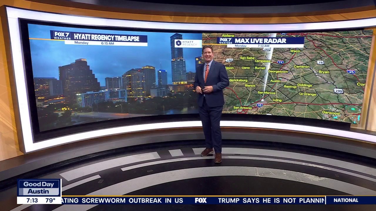 Austin weather: Heat and renegade showers