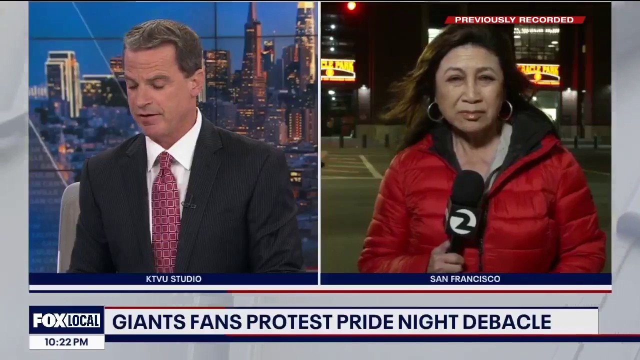 Giants fans protest pride night debacle